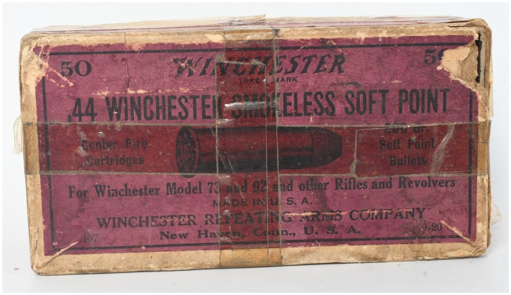 Winchester .44 Winchester Smokeless Ammunition .44-40 WCF 1921 (1 of 5)