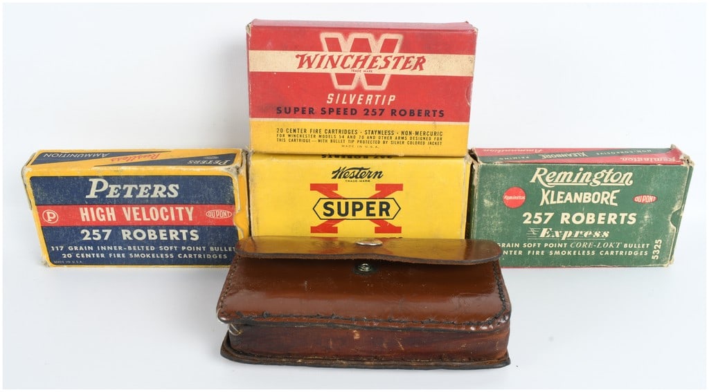 A Lot of 93 Pieces of Ammunition including 63 Live Rounds and 30 Empty Brass Casings primarily .257 (1 of 6)