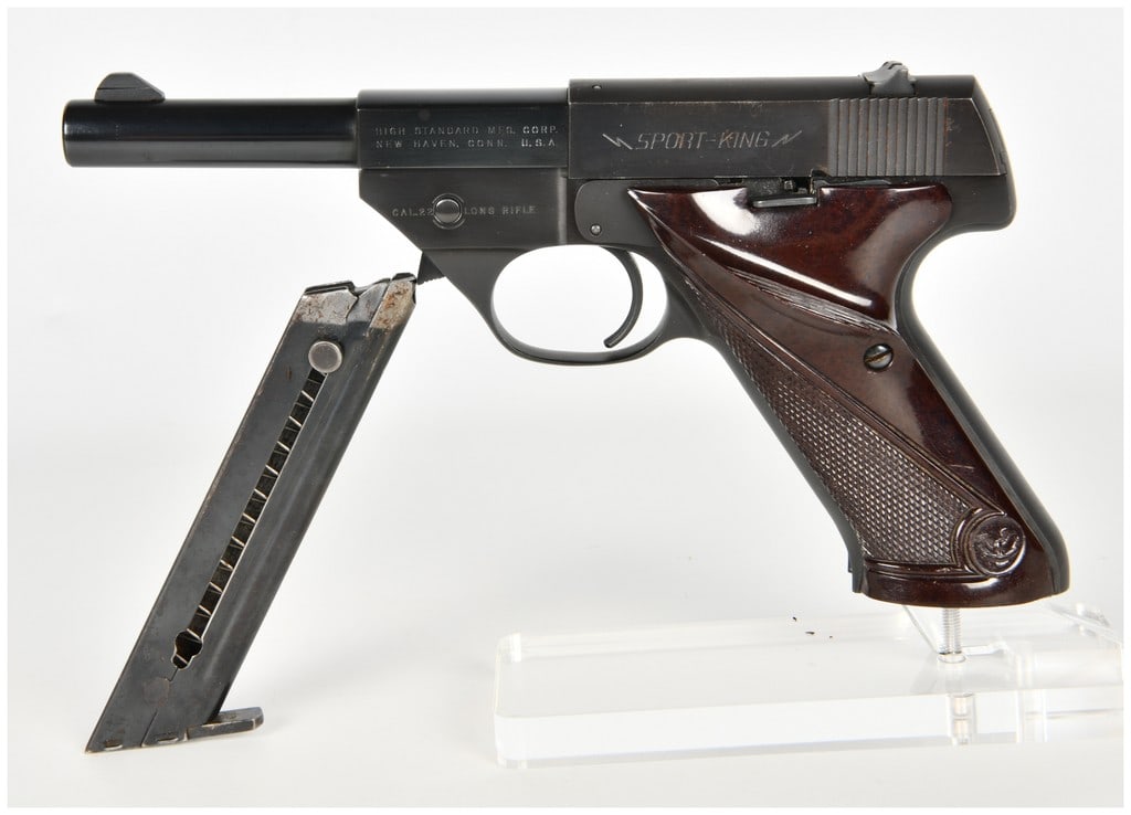 High Standard Sport-King Semi-Automatic Pistol .22 Long Rifle with 4.5 Inch Barrel (1 of 15)