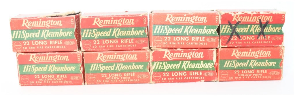 A Lot of 374 Rounds of Remington Hi-Speed Kleanbore Ammunition .22 Long Rifle (1 of 6)