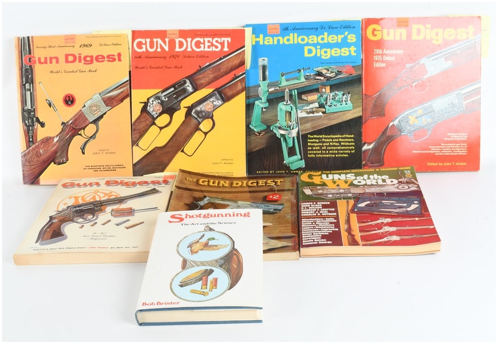 Amber, John T. et al. A Collection of 8 Signed Reloading Books. Various, 1955-1977. (Signed) (DJ) (1 of 15)