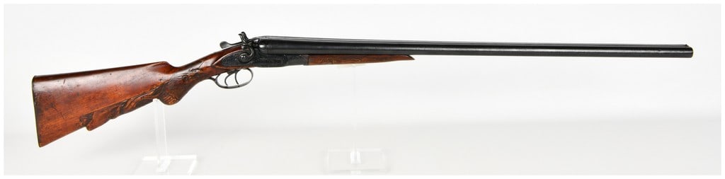 Bartlett & Co Side-by-Side Hammer Shotgun 20 Gauge with Damascus Barrels Antique (1 of 20)