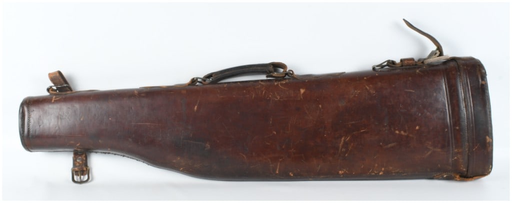 A Leather Leg-O-Mutton Breakdown Shotgun Case for 28 to 30 Inch Barrels (1 of 11)