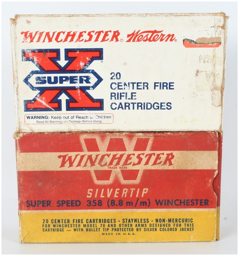 A Lot of 40 Rounds of Winchester .358 Winchester Silvertip Ammunition (1 of 4)