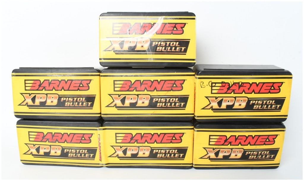 A Lot of 130 Barnes XPB Cannelured Reloading Bullets .460 S&W Magnum (1 of 4)