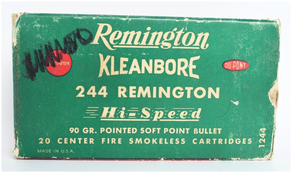 A Lot of 20 Remington Kleanbore .244 Remington 90 Grain Pointed Soft Point Ammunition Cartridges (1 of 3)