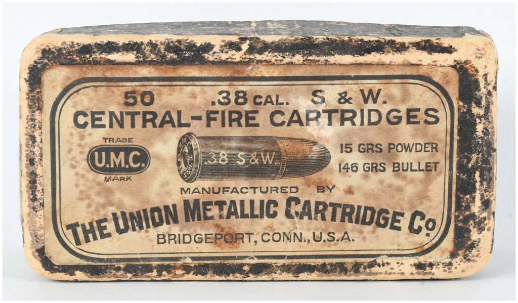 Union Metallic Cartridge Co. .38 S&W Central-Fire Cartridges A Lot of 50 Rounds Antique (1 of 5)