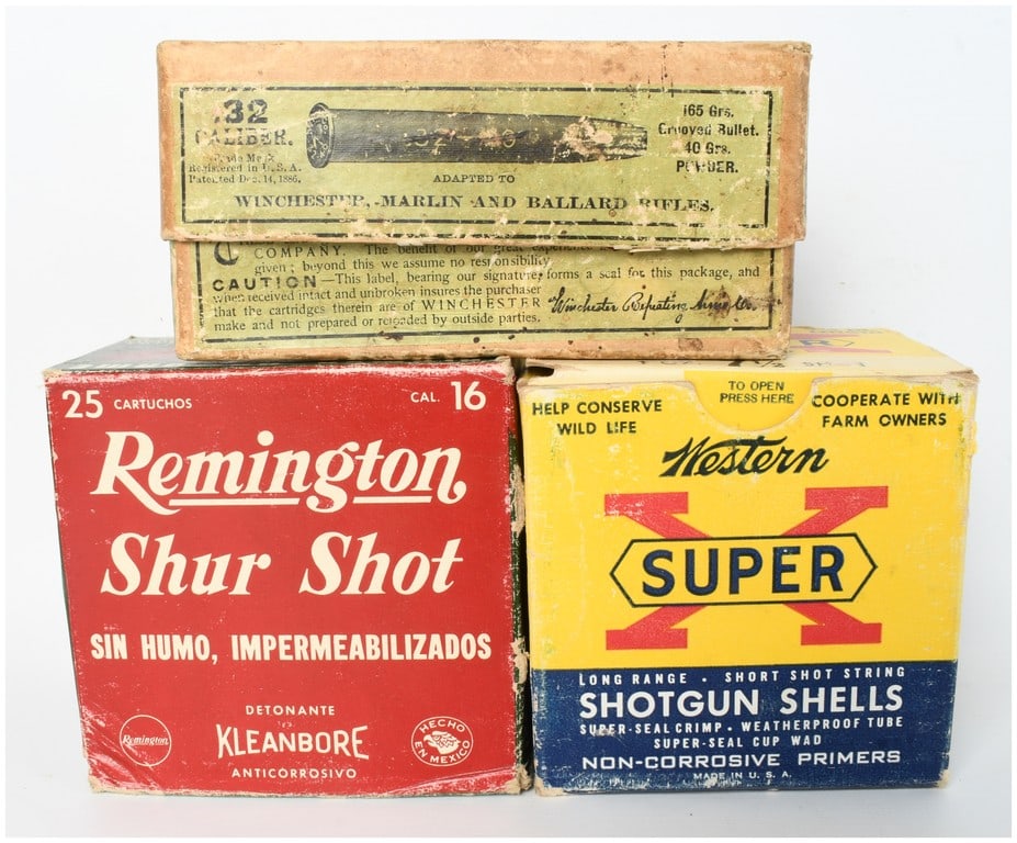 A Lot of 50 Live 16 and 20 Gauge Shotshells and 20 Empty .32-40 Caliber Brass Casings (1 of 7)