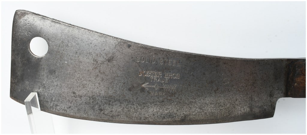 Foster Bros Model 239 Solid Steel Meat Cleaver - 3