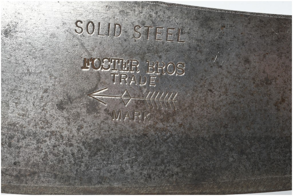 Foster Bros Model 239 Solid Steel Meat Cleaver - 4