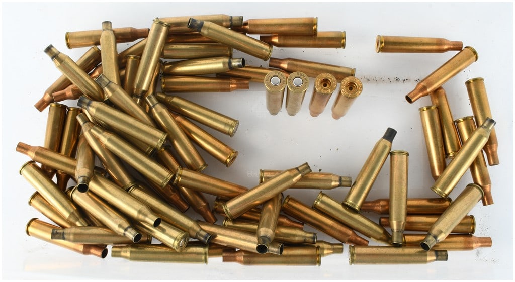 A Lot of 40 Remington .220 Swift Empty Brass Casings (1 of 3)