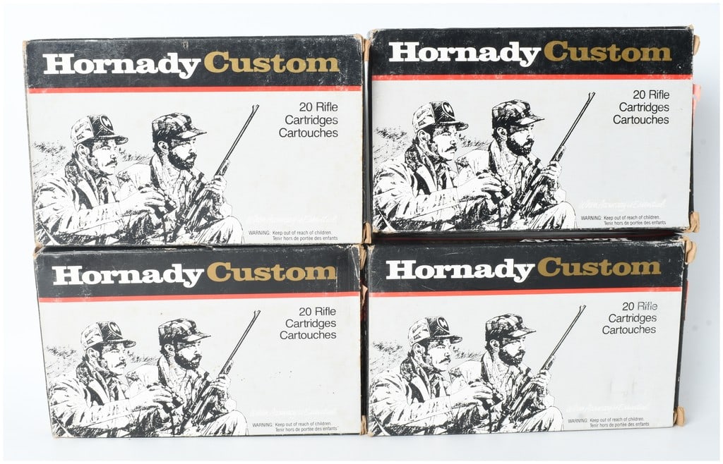 A Lot of 60 Hornady Custom .450 Marlin Cartridges and 20 Empty Brass Casings (1 of 3)