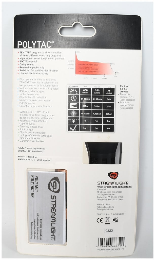 Streamlight PolyTac LED Handheld Flashlight in Original Packaging - 4