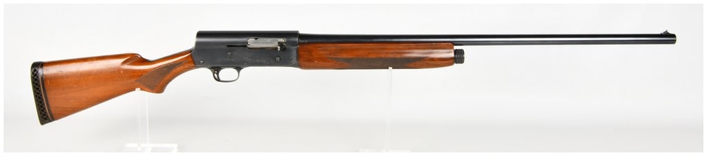 Remington Model 11 Semi-Automatic Shotgun 16 Gauge with 28 Inch Barrel: This Remington Model 11 is a recoil-operated semi-automatic shotgun chambered in 16 gauge, featuring a 28 inch barrel with a fixed full choke. The shotgun is configured with a blued finish on both the