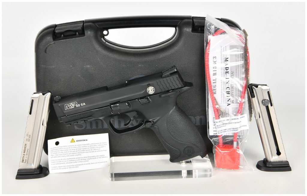 Smith & Wesson M&P22 CA Semi-Automatic Pistol .22 LR with 4.1 Inch Barrel (1 of 17)