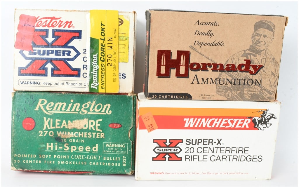 A Lot of 76 Rounds of .270 Winchester Centerfire Rifle Ammunition (1 of 7)