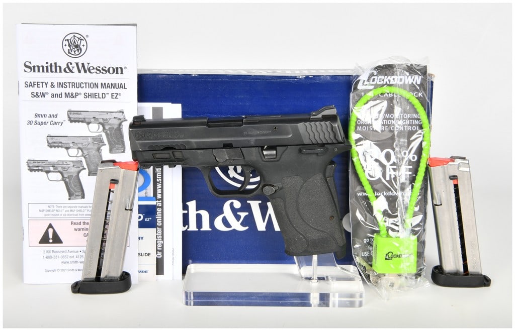 Smith & Wesson M&P Shield EZ Semi-Automatic Pistol .30 Super Carry with 3.625 Inch Barrel (1 of 18)