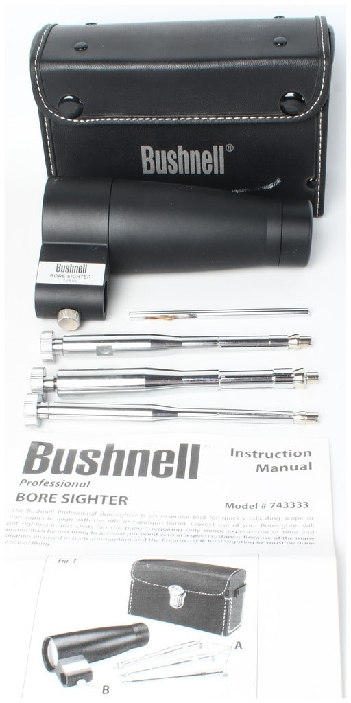 Bushnell Professional Bore Sighter Model 743333 Kit with Case and Arbors (1 of 6)