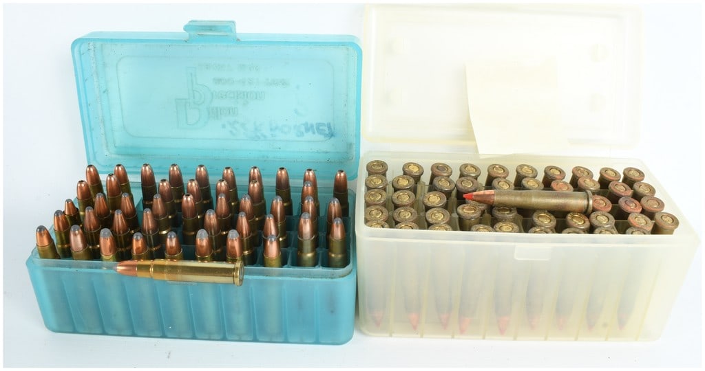 A Collection of 95 Rounds of .22 Hornet and .22 K-Hornet Centerfire Ammunition (1 of 5)