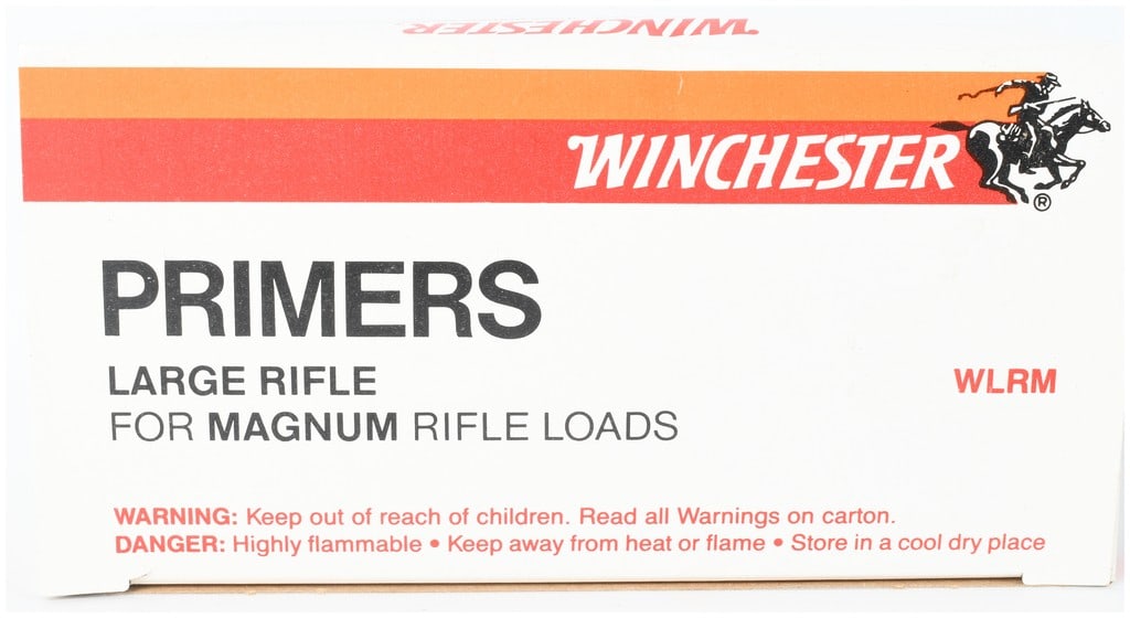 One Box of 1,000 Winchester No. WLRM Large Rifle Magnum Primers (1 of 3)