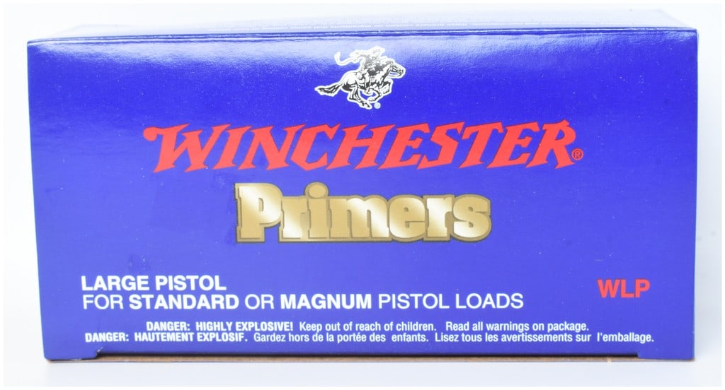 Winchester No. WLP Large Pistol Primers for Standard or Magnum Loads, 1,000 Primers (1 of 3)