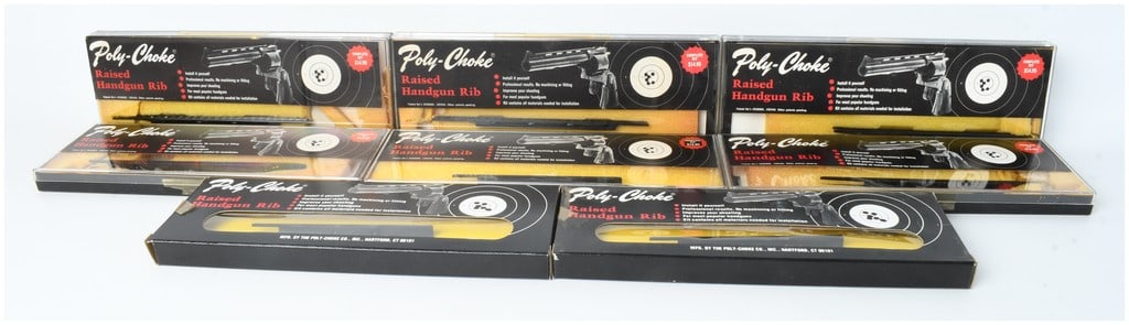Eight Vintage Poly-Choke Raised Handgun Rib Accessory Kits in Original Packaging (1 of 7)