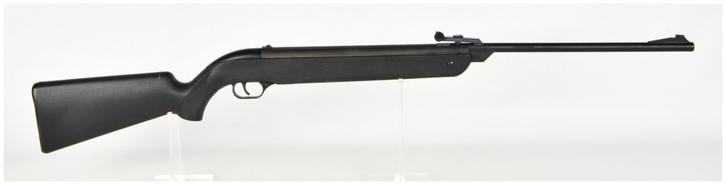 Crosman Model 795 Break-Barrel Air Rifle .177 Caliber: This is a single Crosman Model 795 break-barrel air rifle chambered for .177 caliber (4.5mm) pellets. The rifle is configured with a durable black synthetic stock featuring textured grip panels on