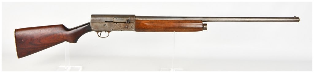 Remington Model 11 Semi-Automatic Shotgun 12 Gauge with 28 Inch Barrel: This Remington Model 11 is a recoil-operated semi-automatic shotgun chambered in 12 gauge and based on John Browning's iconic design. It features a 28-inch barrel with a single brass bead front sight 