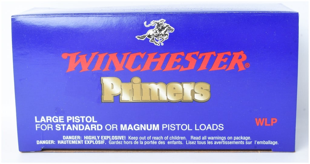 A Box of 1,000 Winchester Large Pistol Primers, WLP (1 of 3)