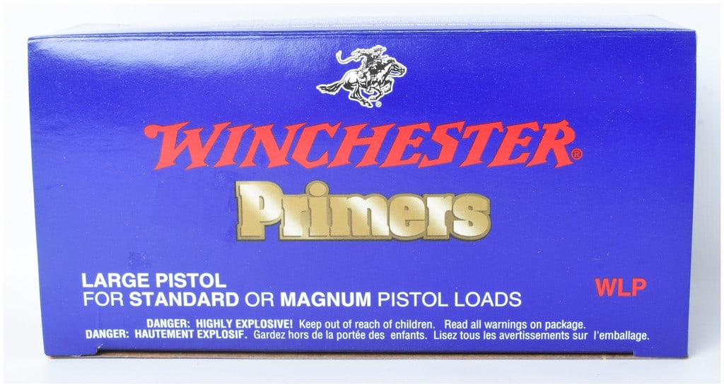 One Box of Winchester Large Pistol Primers No. WLP, 1,000 Count (1 of 3)