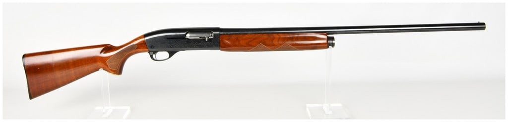 Remington Sportsman-58 Semi-Automatic Shotgun 12 Gauge with 28 Inch Barrel: The Remington Sportsman-58 is a gas-operated semi-automatic shotgun chambered for 12-gauge 2 3/4-inch shells, recognized as a primary predecessor to the Model 1100. This example features a 28 inch bar
