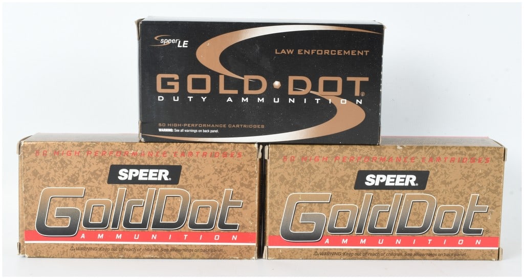 A Lot of 150 Rounds of Speer Gold Dot Ammunition .45 Auto (1 of 5)