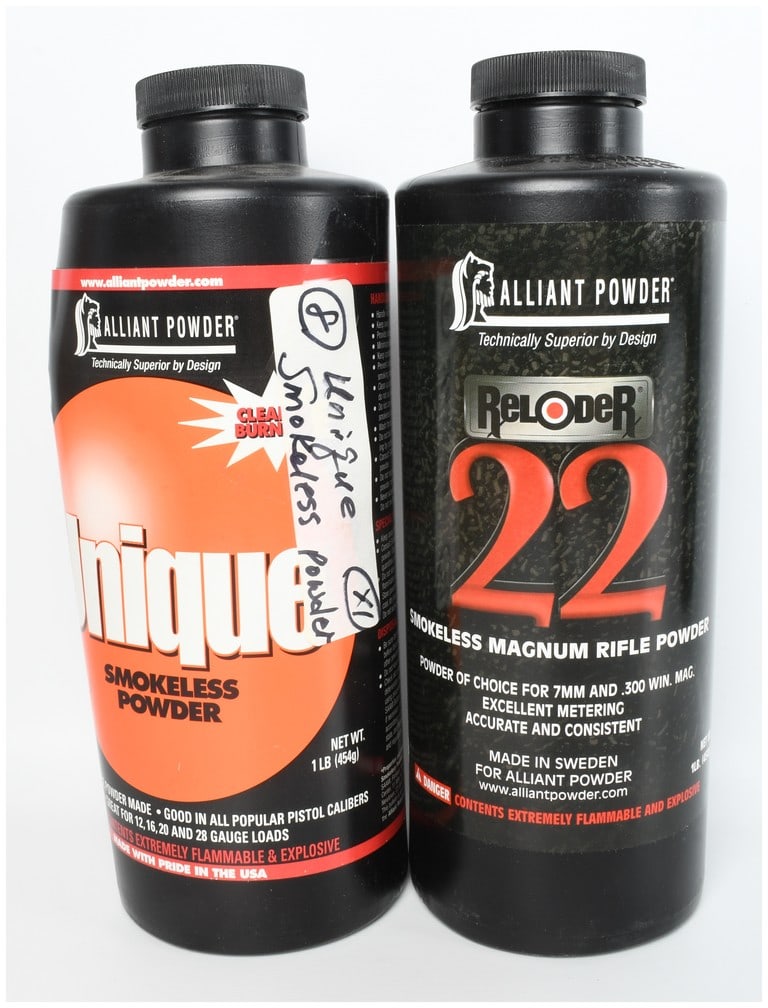 Two 1 lb. Canisters of Alliant Smokeless Powder (1 of 2)