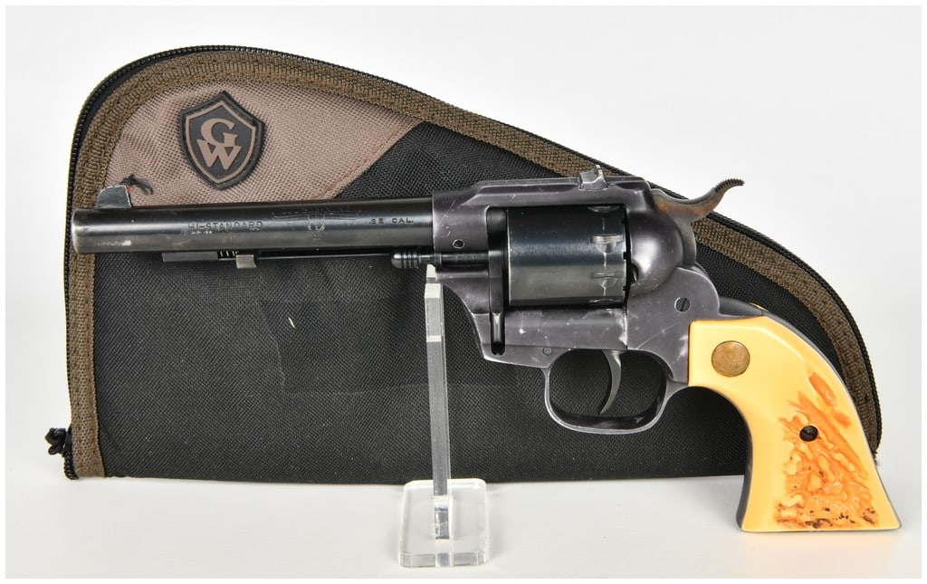 High Standard Double-Nine Double Action Revolver .22 Caliber with 5.5 Inch Barrel (1 of 17)