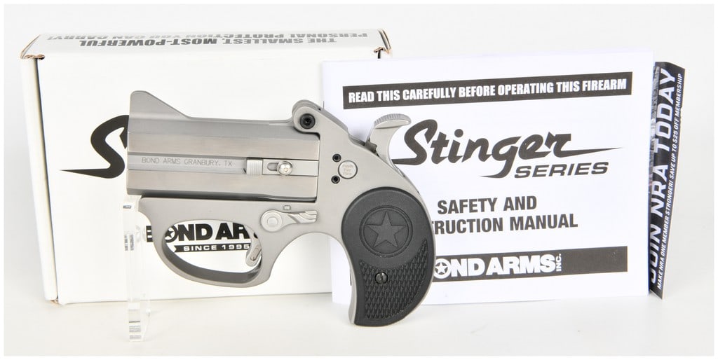 Bond Arms Stinger RS Over/Under Break-Action Derringer Pistol .22 Long Rifle with 3 Inch Barrel (1 of 16)