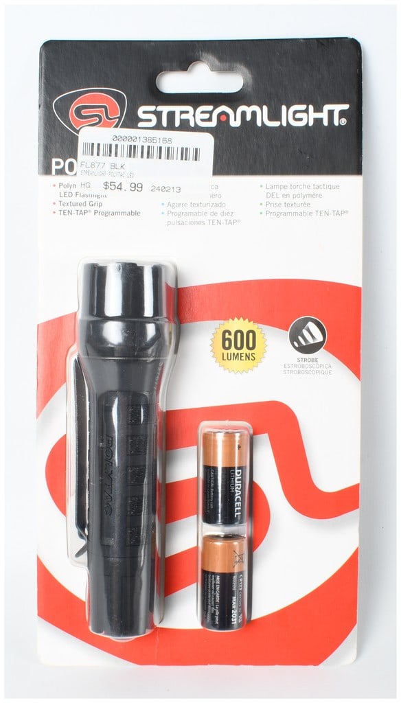 Streamlight PolyTac LED 600 Lumen Flashlight with Lithium Batteries (1 of 4)