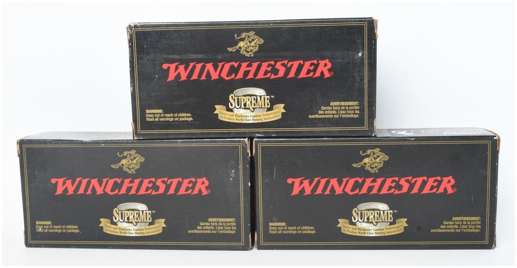 A Lot of 60 Rounds of Winchester Supreme Ballistic Silvertip Rifle Ammunition .22-250 Remington (1 of 3)