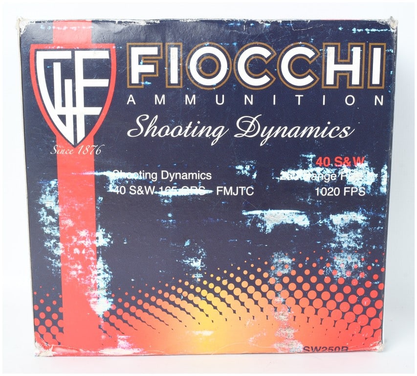 Fiocchi Shooting Dynamics Ammunition .40 S&W 165 Grain FMJTC (1 of 3)