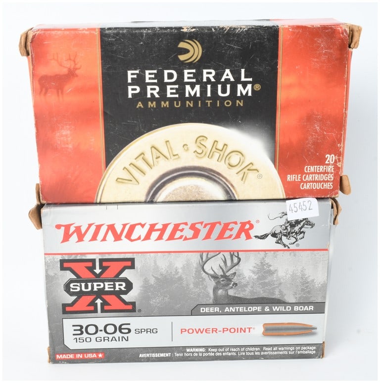 A Lot of 40 Federal and Winchester Centerfire Rifle Cartridges .30-06 Springfield (1 of 4)