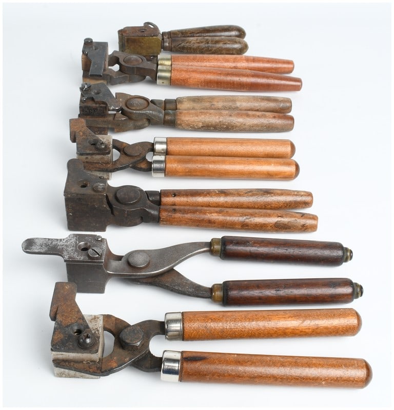 Seven Hand-Held Bullet Casting Molds Including Lyman and Lee Examples (1 of 16)