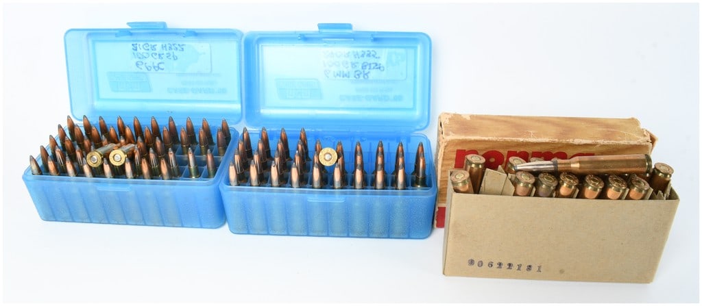 A Lot of 98 Centerfire Rifle Cartridges in 6mm PPC, 6mm BR, and 6.5x54mm MS (1 of 5)