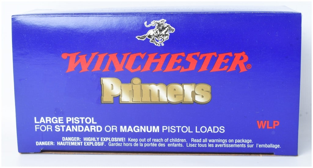 One Box of Winchester Large Pistol Primers, 1,000 Count (1 of 3)