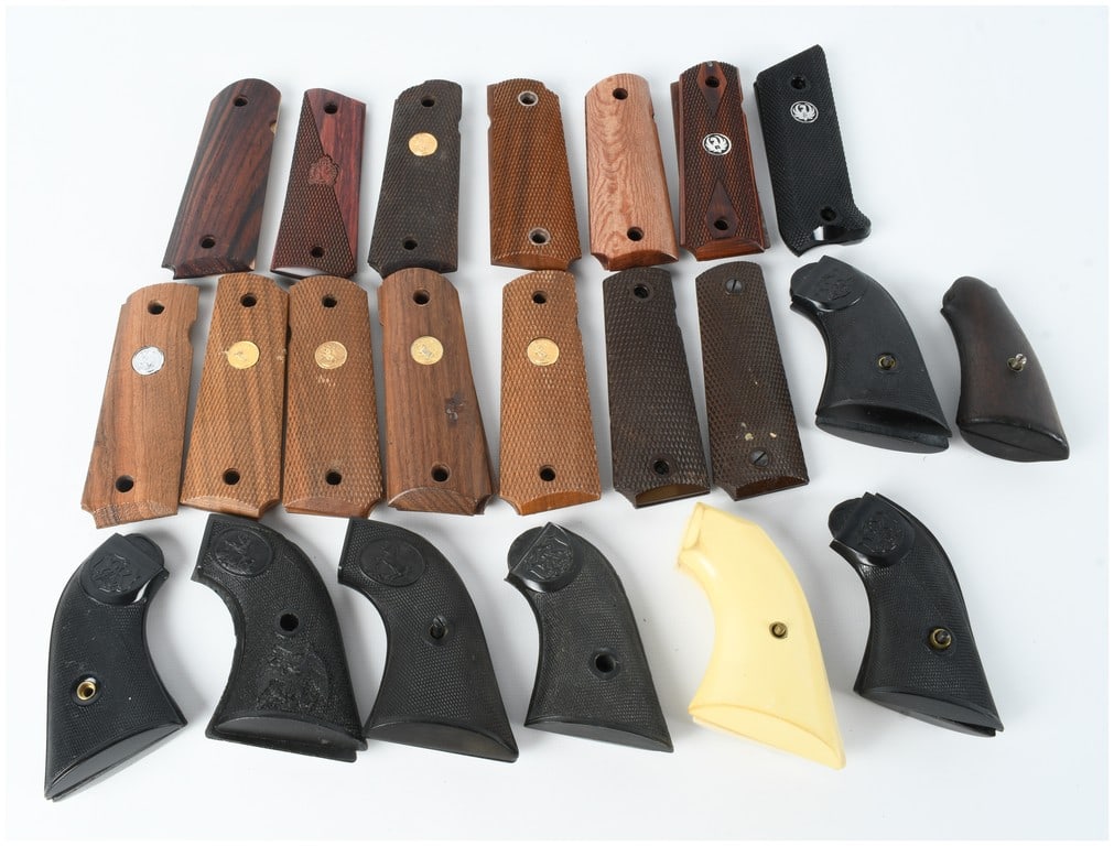 A Collection of 22 Assorted Pistol and Revolver Grip Panels (1 of 8)