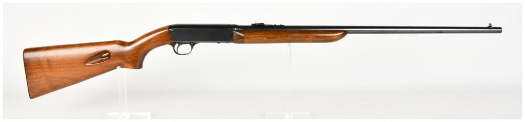 Remington Model 241 Speedmaster Semi-Automatic Takedown Rifle .22 Short with 24 Inch Barrel: This is a Remington Model 241 Speedmaster semi-automatic takedown rifle chambered for .22 Short. This model, which succeeded the Model 24, features a 24 inch barrel and utilizes the John Browning bott