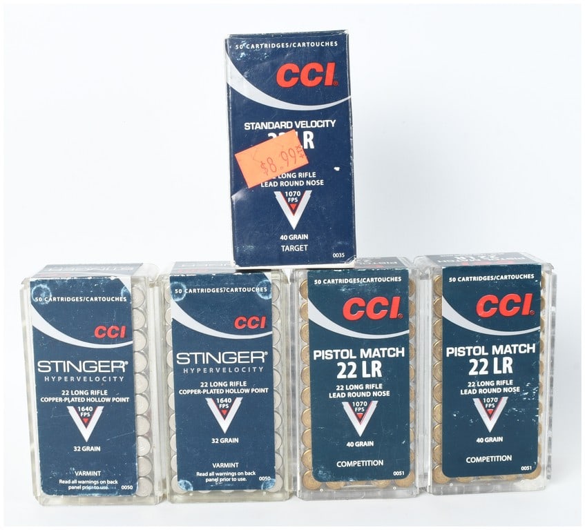 A Lot of 250 Rounds of CCI .22 Long Rifle Ammunition (1 of 4)