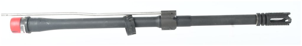 Noveske Rifleworks AR-15 Barrel Assembly 5.56 NATO: A Noveske Rifleworks barrel assembly designed for the AR-15 platform, chambered in 5.56 NATO with a 1:7 twist rate. This assembly features a matte black finish and includes a low-profile gas block, a 