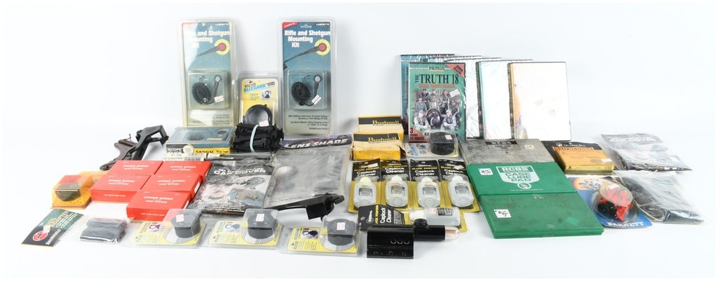 A Collection of 42 Firearm and Hunting Accessories including LaserLyte Kits and Bushnell TruScope (1 of 9)