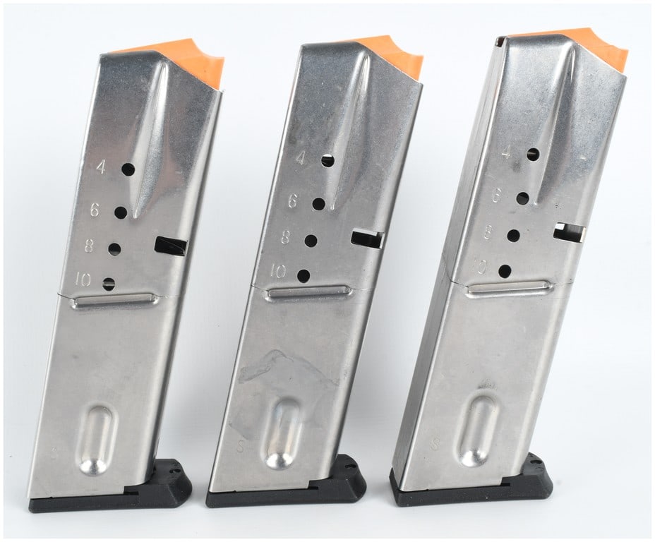 Three Smith & Wesson Model 5900 Series 10-Round 9mm Pistol Magazines (1 of 4)