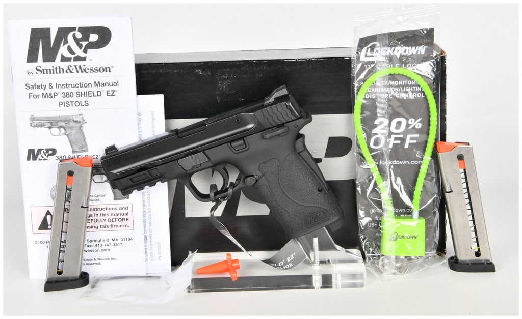 Smith & Wesson M&P 380 Shield EZ M2.0 Semi-Automatic Pistol .380 Auto with 3.675 Inch Barrel (1 of 17)