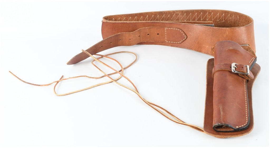 Longhorn Model 273 and 30-67LH Leather Western Holster and Cartridge Belt Rig .357 Caliber with 42 (1 of 9)
